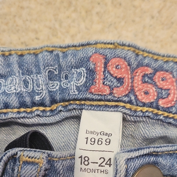 Baby Gap Blue Denim Jeans Size 18-24 MONTHS - Picture 2 of 4